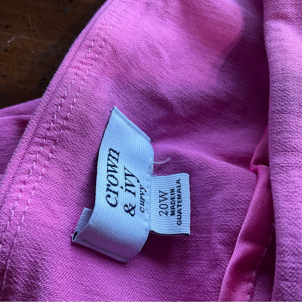 Crown and Ivy size 20W capri pants - Picture 3 of 8